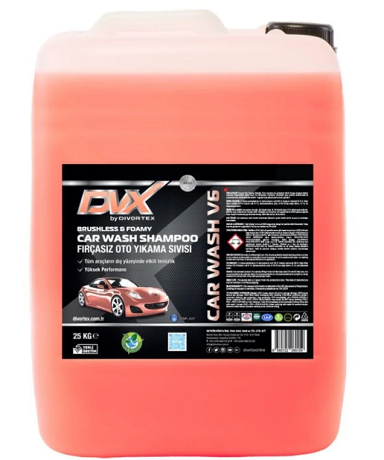 Divortex Car Wash V6 Fırçasız Oto Yıkama Köpüğü 20 Kg.